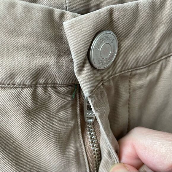 Bonobos Slim Straight Flat Front Khaki Chino Pants 32 30 - Picture 3 of 8
